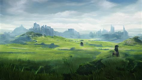 AI Generated Fantasy Landscapes CC By ObsydianX