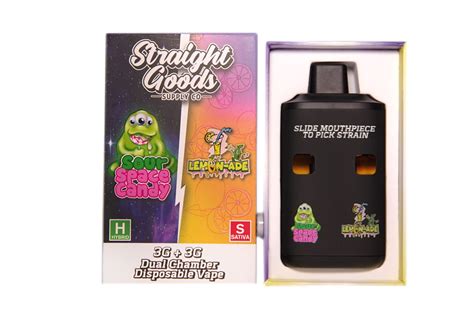 Buy Straight Goods Dual Chamber Vape Sour Space Candy Lemon Ade