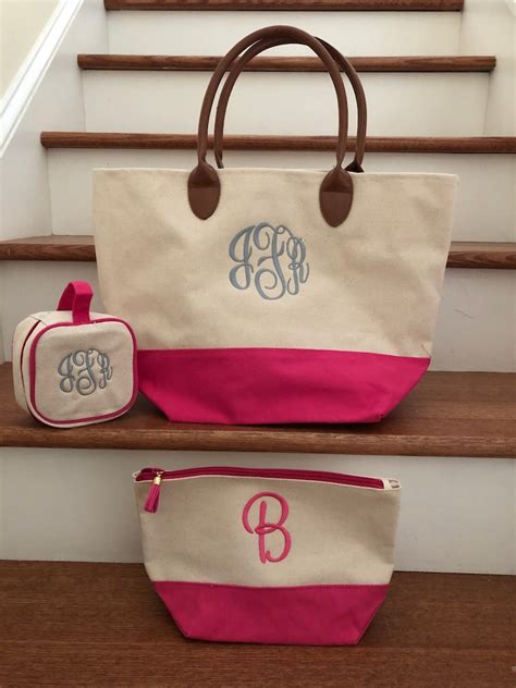 Monogram Canvas Tote Bags For Women