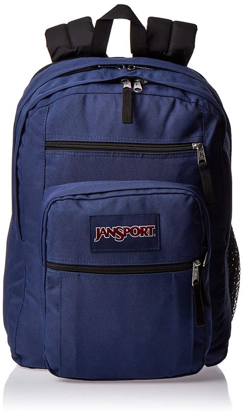 Jansport Big Student Backpack 15 Inch Laptop School Pack Navy Ebay