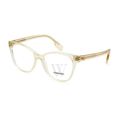 Burberry Caroline 52 Mm Yellow Eyeglass Frames World Of Watches