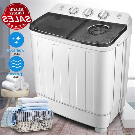 In washing machine and run the machine on full load like usual. 17lbs Portable Mini Twin Tub Compact Washing Machine
