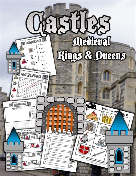 Medieval Kings And Queens Knights And Castles Topic Castle Art