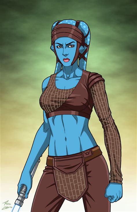 Aayla Secura Commission By Phil Cho On Deviantart Images Star Wars Star Wars Characters