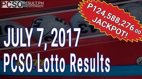 As you may know, past 4d results is considered as gold key to predict a. PCSO Lotto Results Today July 7, 2017 (6/58, 6/45, 4D ...