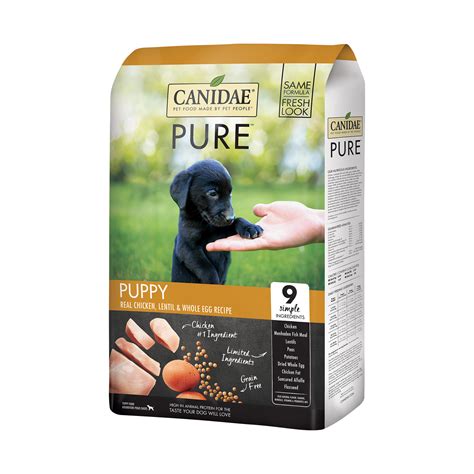 Canidae pure petite small breed puppy salmon recipe raw coated dry dog food. CANIDAE PURE Foundations Puppy Fresh Chicken Dry Dog Food ...