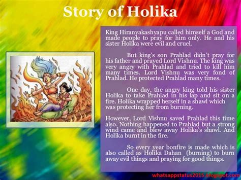 Story Of Holistory Of Holikastory Of Prahladhappy Holiholi Images