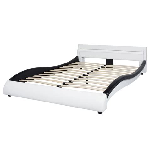 Welcome to our official corporate twitter account. vidaXL Bett mit LED & Matratze Kunstleder 140x200 cm ...