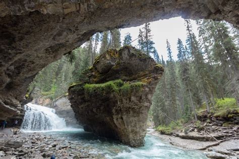 How To Find The Secret Cave At Johnston Canyon Banff National Park