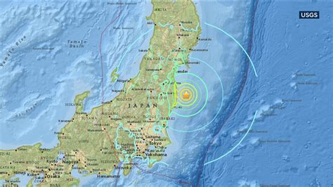 The epicentre of the earthquake, which struck at 7.23pm local time, was off the coast of fukushima prefecture and measured at a. Japan lifts tsunami warning after magnitude 7.4 earthquake ...