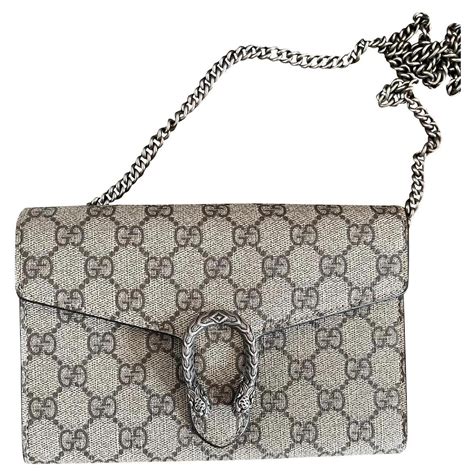 Gucci Woc Dionysus Grey Synthetic Ref440520 Joli Closet