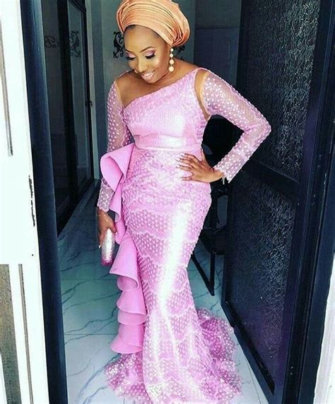 Lace Gown Styles Aso Ebi Nigerian Lace Styles African Lace
