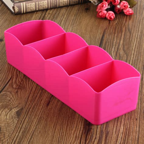 This storage drawer looks great, is easy to make in an you've got the space under your bed. DIY Plastic Drawer Organizer Storage Divider Box For Tie Bra Socks Underwear | eBay