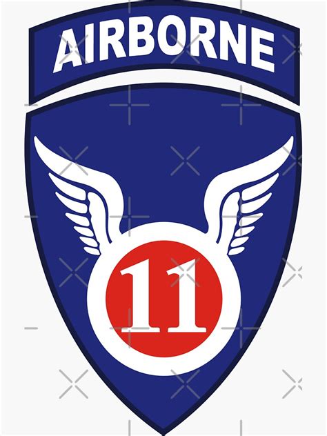 11th Airborne Division Patch Sticker For Sale By Autoctyartworks