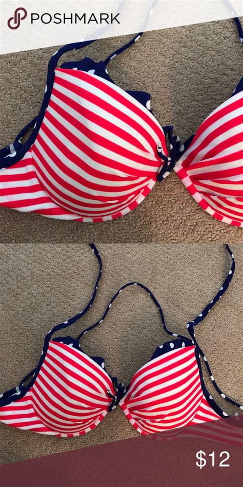 Patriotic Victorias Secret Bikini Top Bikinis Bikini Tops