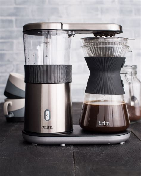Brim 8 Cup Electric Pour Over Coffee Maker Stainless Steel Coffee