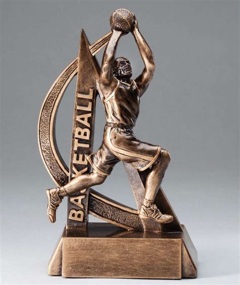 8 Male Basketball Trophy Ultra Resins Royal Trophies