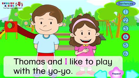 Simple English Conversation Dialogues For Kids Children With Subtitle