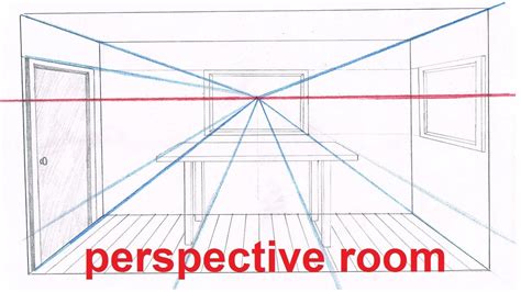 Linear Perspective Drawing Lesson 56 Drawing A Room In Perspective
