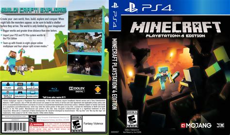 Minecraft Playstation 4 Covers Cover Century Over