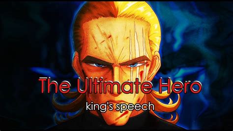 The Ultimate Hero Kings Speech One Punch Man Quotes King Quotes