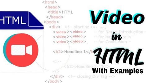 How To Insert Video In Html Using Notepad Text Editor Youtube