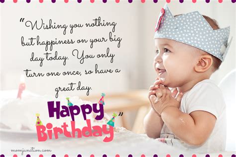 Birthday Wishes For A One Year Old Son Vale Alfreda