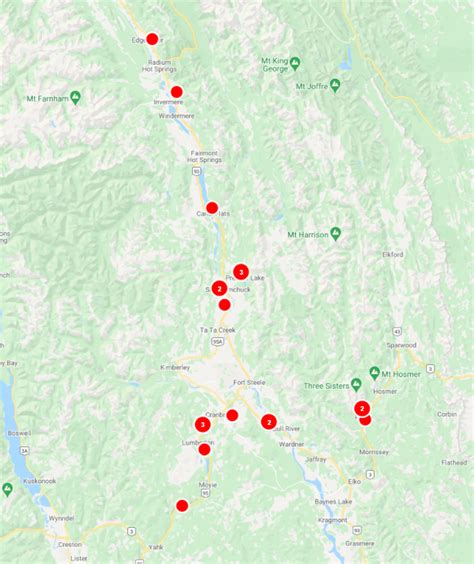 Bc Hydro Reports A Number Of Power Outages Across The Region My East