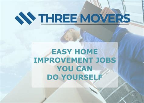 Easy Home Improvement Jobs You Can Do Yourself