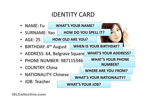 Do you find it difficult to introduce yourself in english? Speaking cards: introducing yourself | Imparare inglese ...
