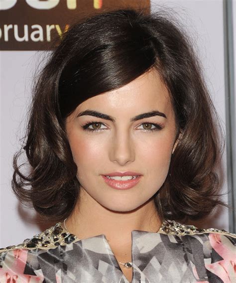 Camilla Belle Medium Wavy Formal Hairstyle With Side Swept