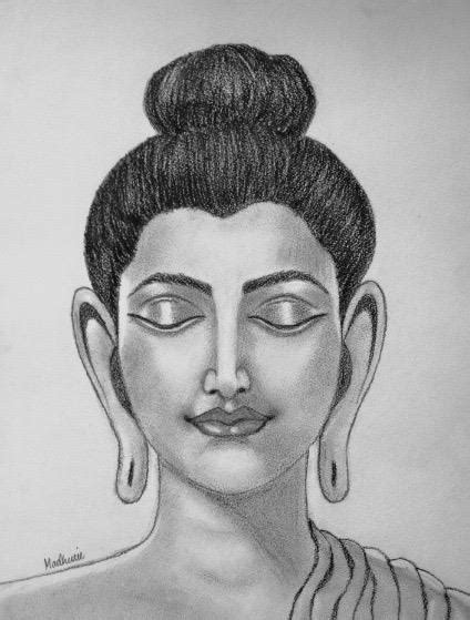 40 Best Collections Sketch Sketching Pencil Buddha Drawing Sarah