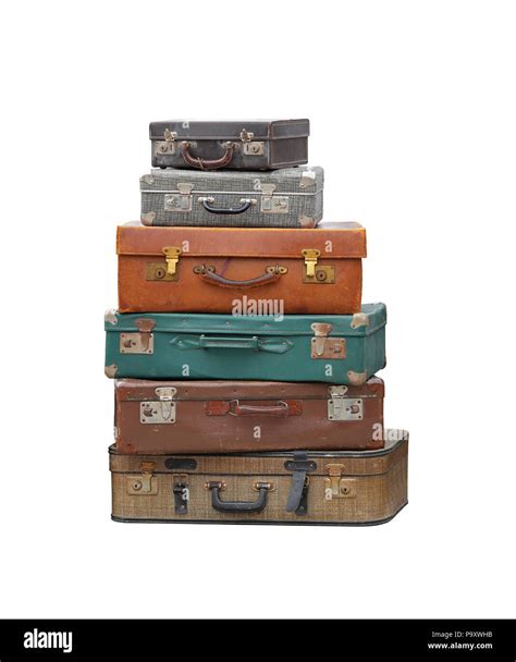 Stacked Suitcases Hi Res Stock Photography And Images Alamy