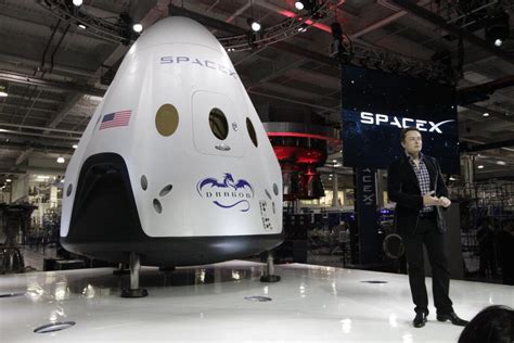 Elon Musk Unveils New Astronaut Ready Spaceship At Spacex Headquarters