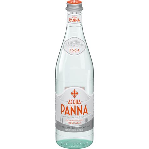 Acqua Panna Natural Spring Water Fl Oz Glass Water Bottle Shop
