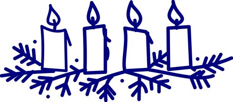 Clipart advent candles - WikiClipArt