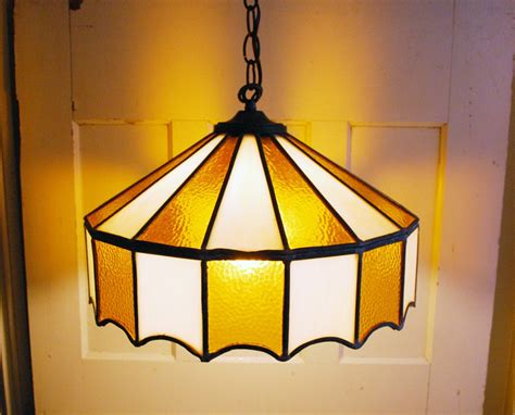 Hanging Stained Glass Tiffany Lamp Pendant Lighting S Etsy