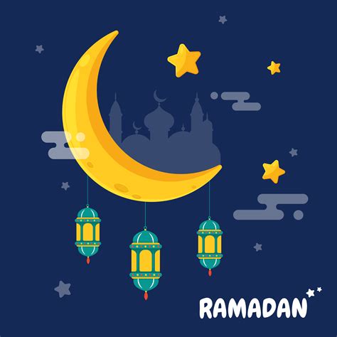 Ramadan Kareem Greeting Card 834483 Vector Art At Vecteezy