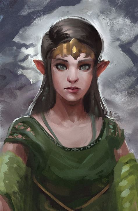 Elf Princess By Markpanchamart Fantasy Art