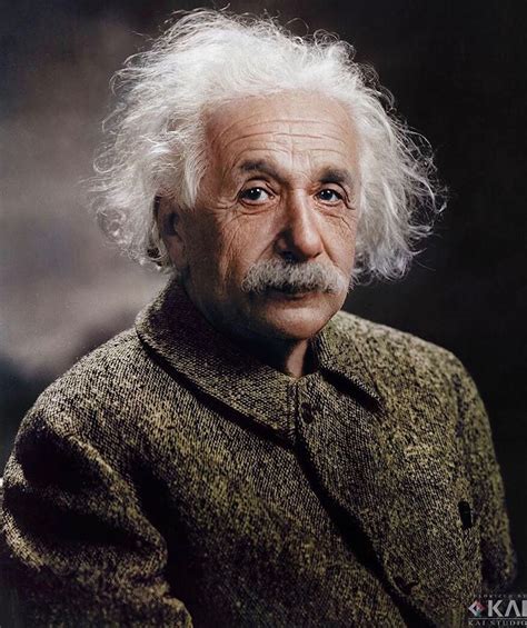 History In Color On Instagram “a 68 Year Old Albert Einstein Having