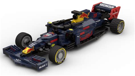 Lego Moc F1 Red Bull Racing Rb16b By Legocg Rebrickable Build With Lego