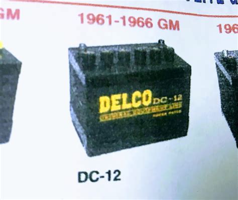 Fs For Sale 62 66 Repro Delco Dc 12 Battery Corvetteforum