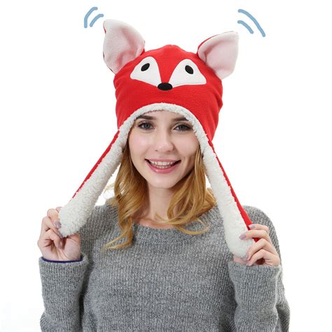 Kids And Baby Joyhy Kids Adults Plush Hat Ear Moving Ear Flap Hat With