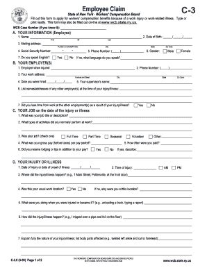 Form popularity ca 1032 form. Ny Work Compensation Wc3 Form - Fill Online, Printable, Fillable, Blank | PDFfiller