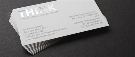 Select a shape, paper and finish to reflect your personality. Foil Business Cards NYC - Japan Print