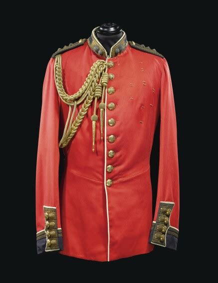 80 The Duke Of Cambridges Scarlet And Blue Full Dress Tunic Of A