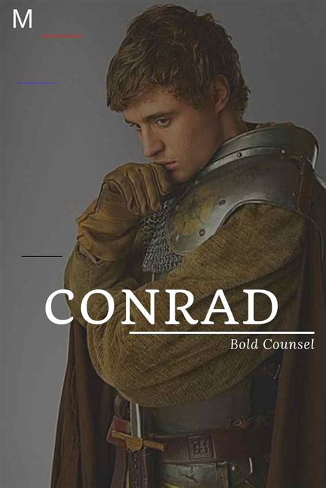 Conrad Was Bold Counsel Oder Brave Counsel Bedeutet Deutsche Namen C