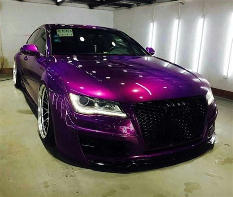 Pin By Stacey ♡ On Auto Awesomeness Purple Car Car Painting Custom