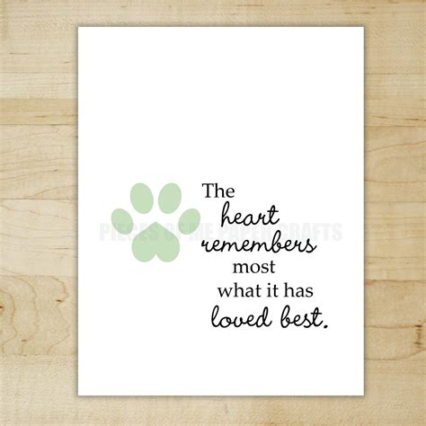 Pet Sympathy Card 10 Or 20 Pack Heart Remembers Loss Of Pet Etsy