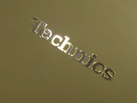 Technics Label Aufkleber Sticker Badge Logo 50mm X 7mm Etsy